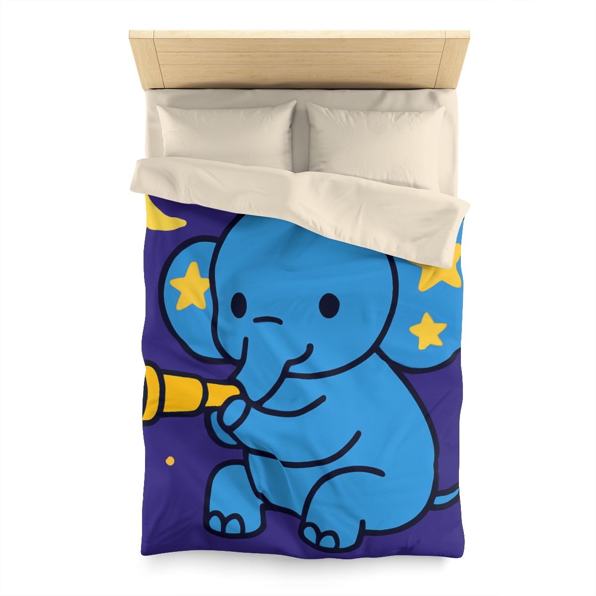 Starlight Safari Elephant personalized bedding duvets