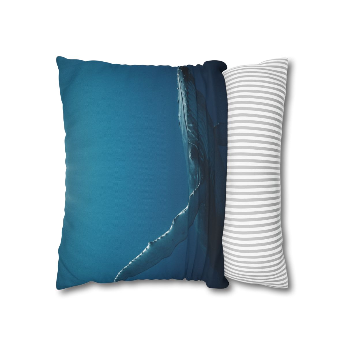Nebula Dive Humpback Whale soft cotton pillow cases
