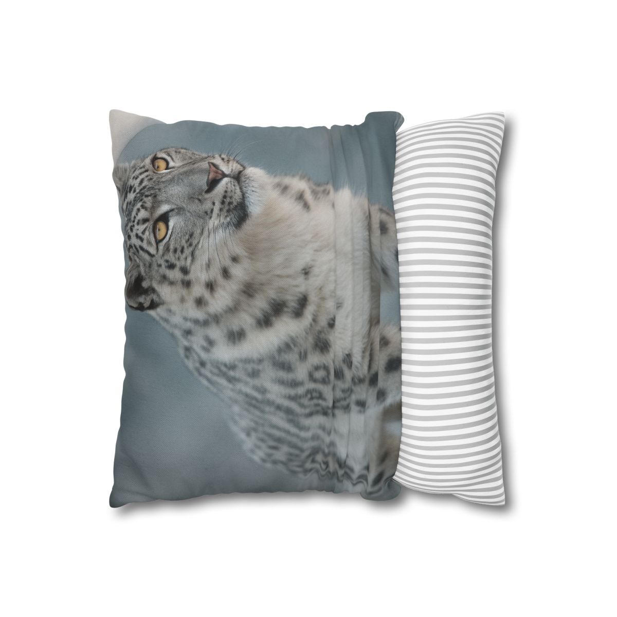 Ridge Phantom Snow Leopard custom pillow cases