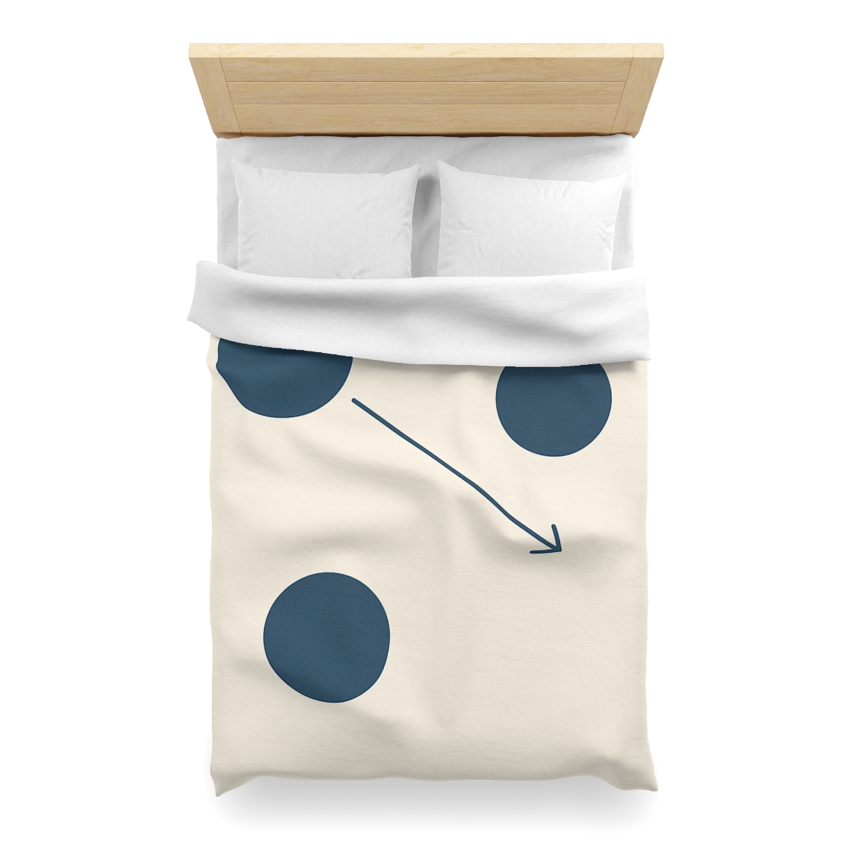 Orbital Triangle Drift personalized bedding duvets