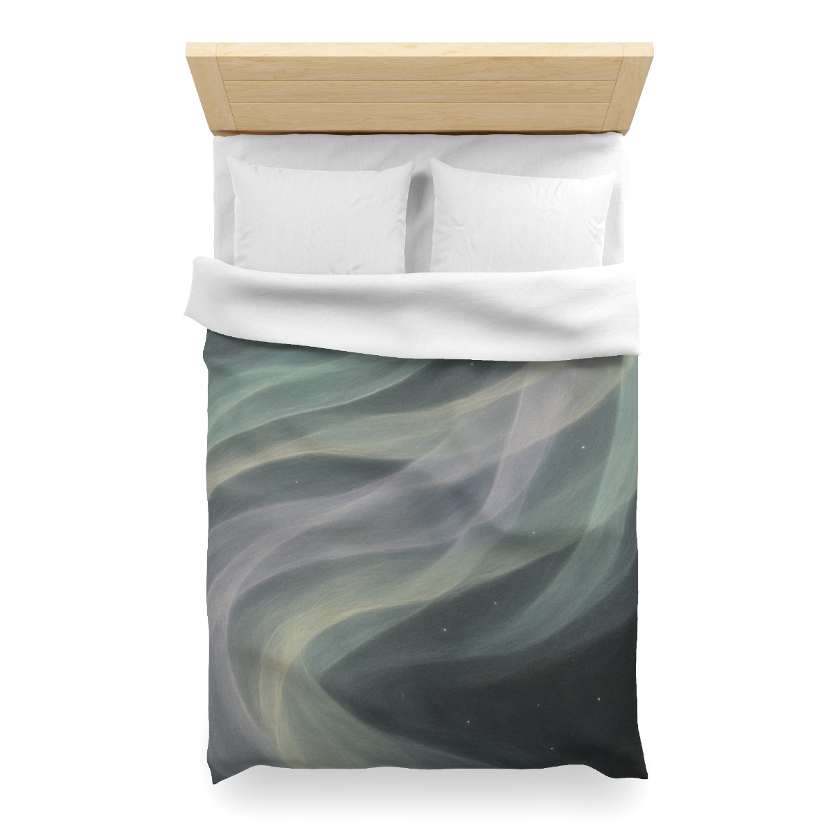 Auroral Cosmic Silk Currents stylish duvet covers