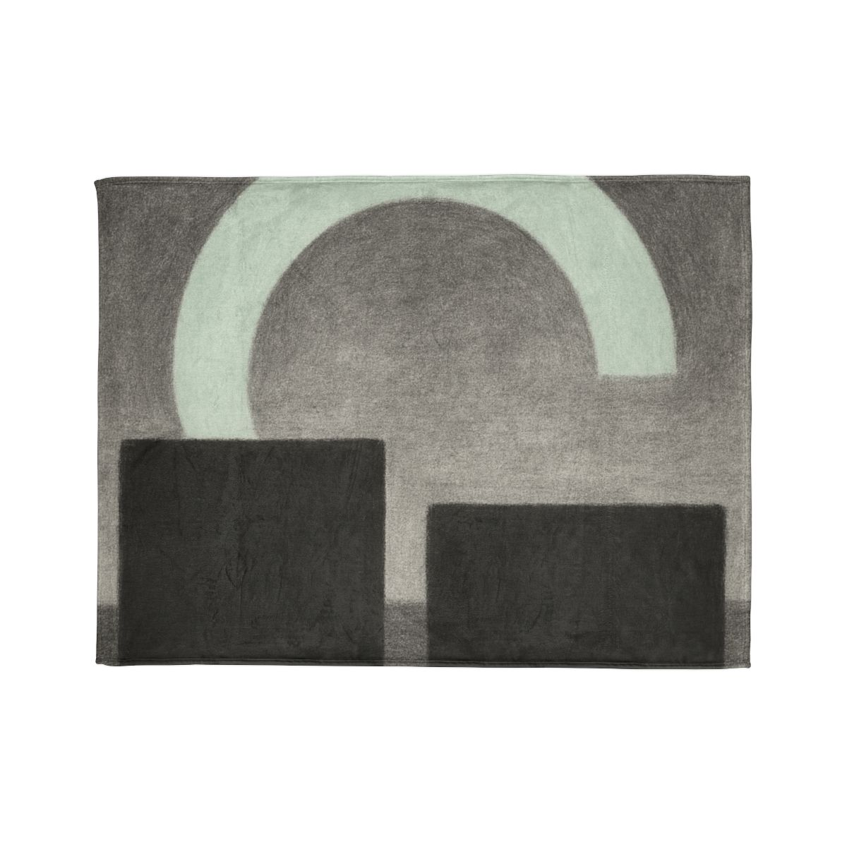 Arc Window Over Twin Blocks warm winter blankets