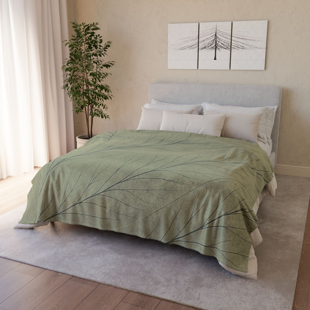 Veined Lace Circuit stylish throw blankets