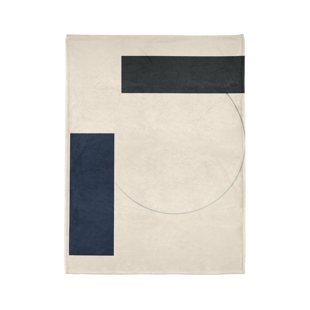 Offset Rectangle Orbit personalized cozy blankets