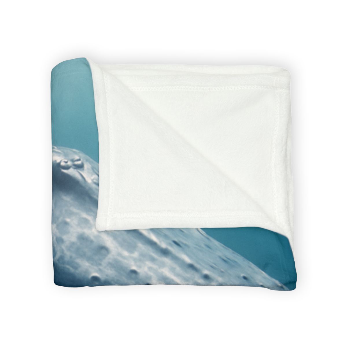 Ocean Song Blue Whale personalized cozy blankets