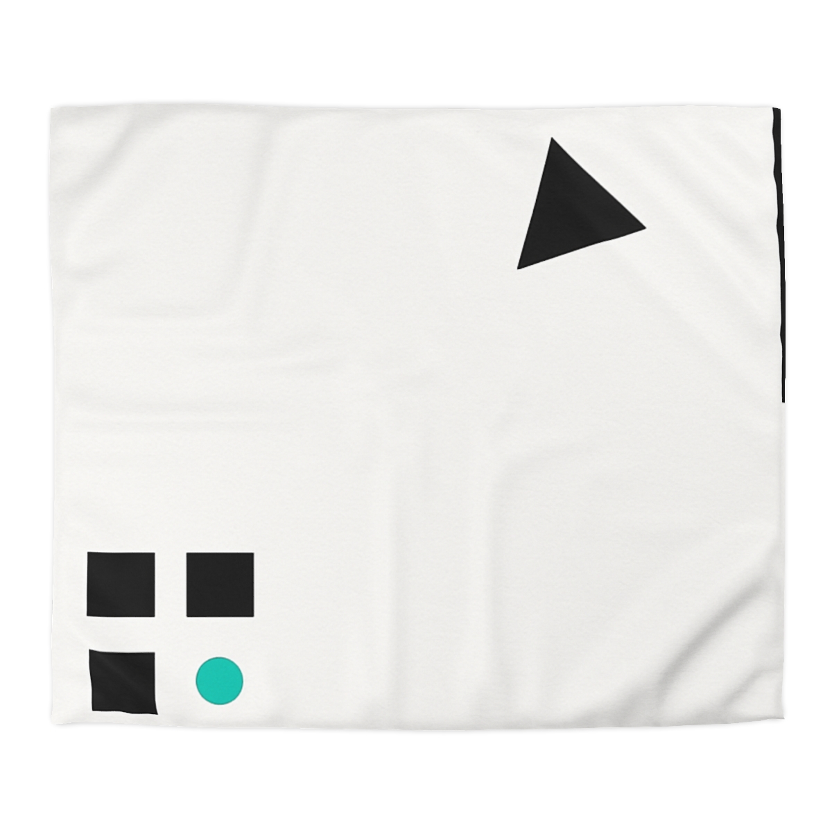 Corner Triad And Missing Cell Grid trendy bedroom duvets