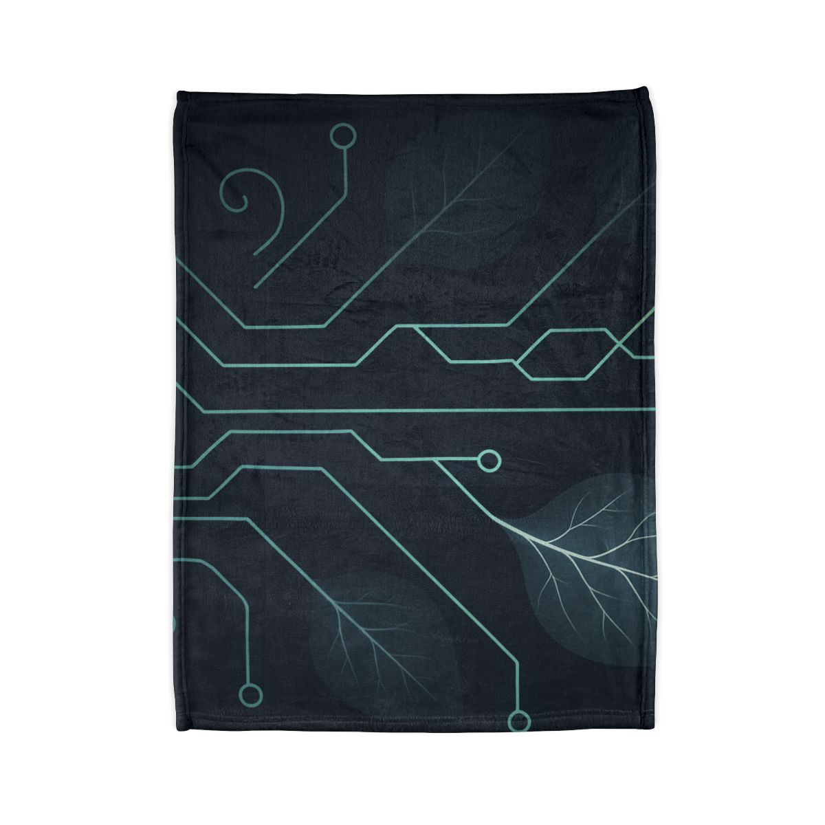 Vine Circuit Filigree soft fleece blankets