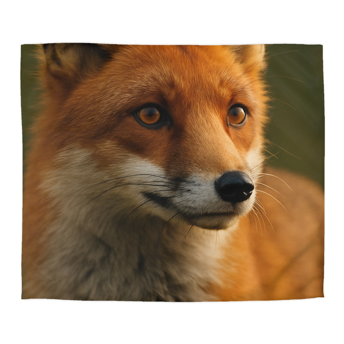Crimson Whisper Red Fox custom duvets