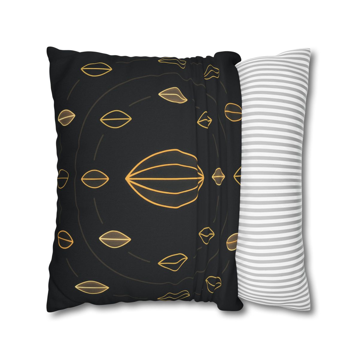 Orbiting Seed Ring Pattern comfortable bedding pillow covers