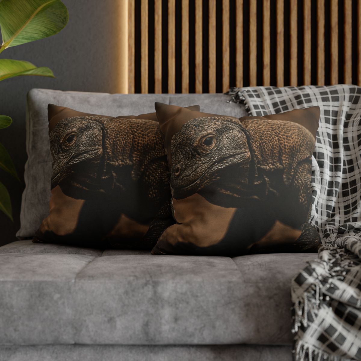 Ancient Sentinel Komodo Dragon stylish decorative pillowcases