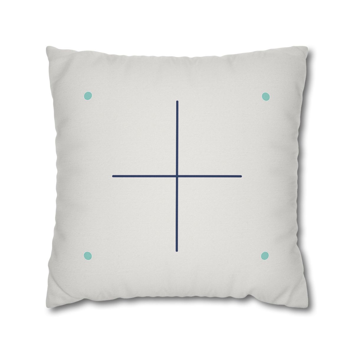Sparse Meridian Cross And Dots custom pillow cases