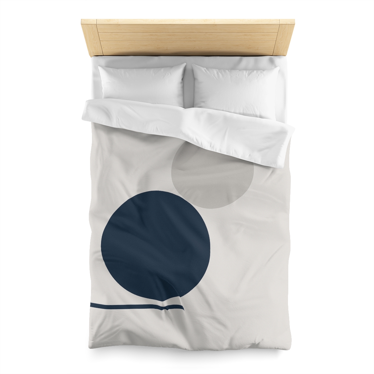 Three Orbiting Forms personalized bedding duvets