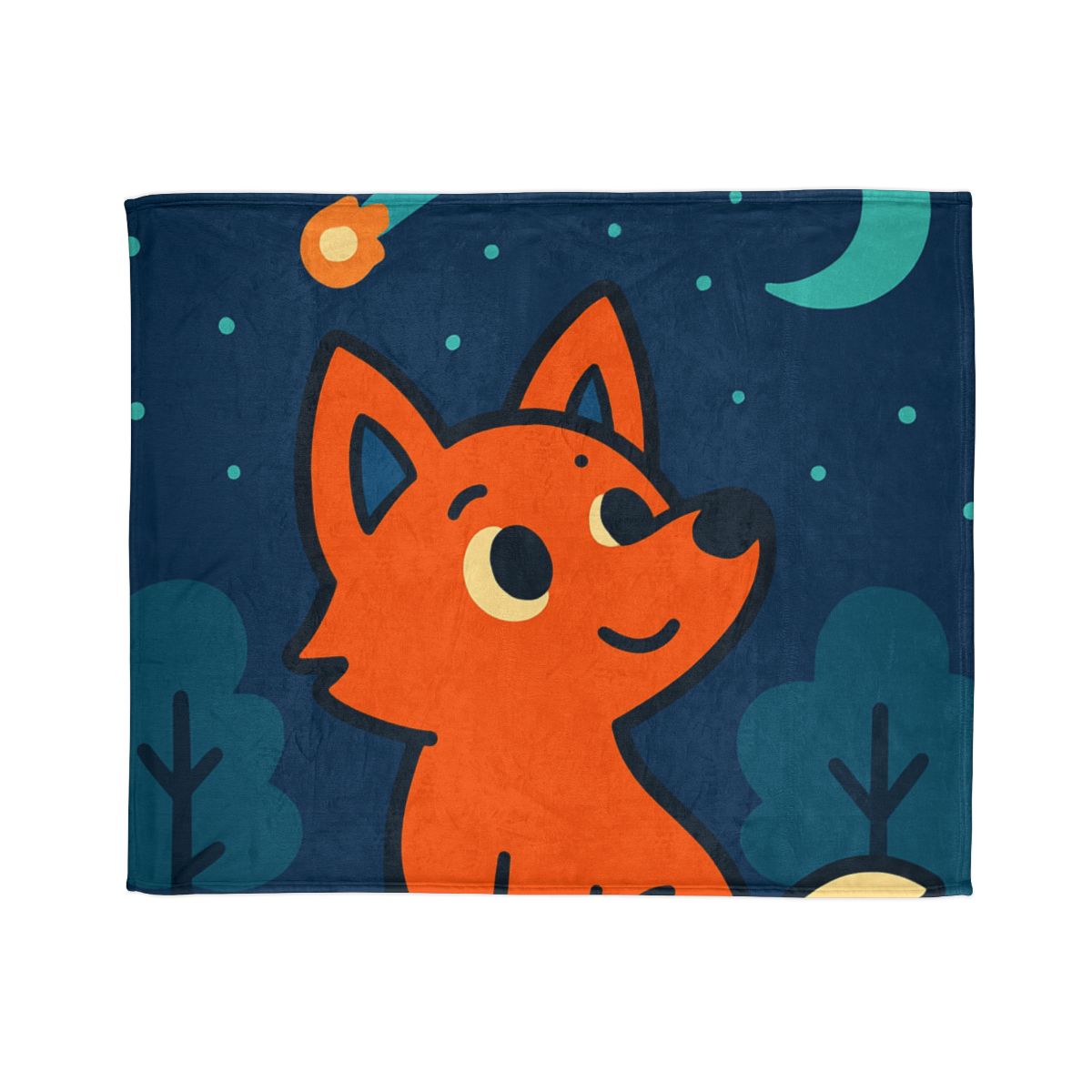 Starlight Forest Fox warm winter blankets