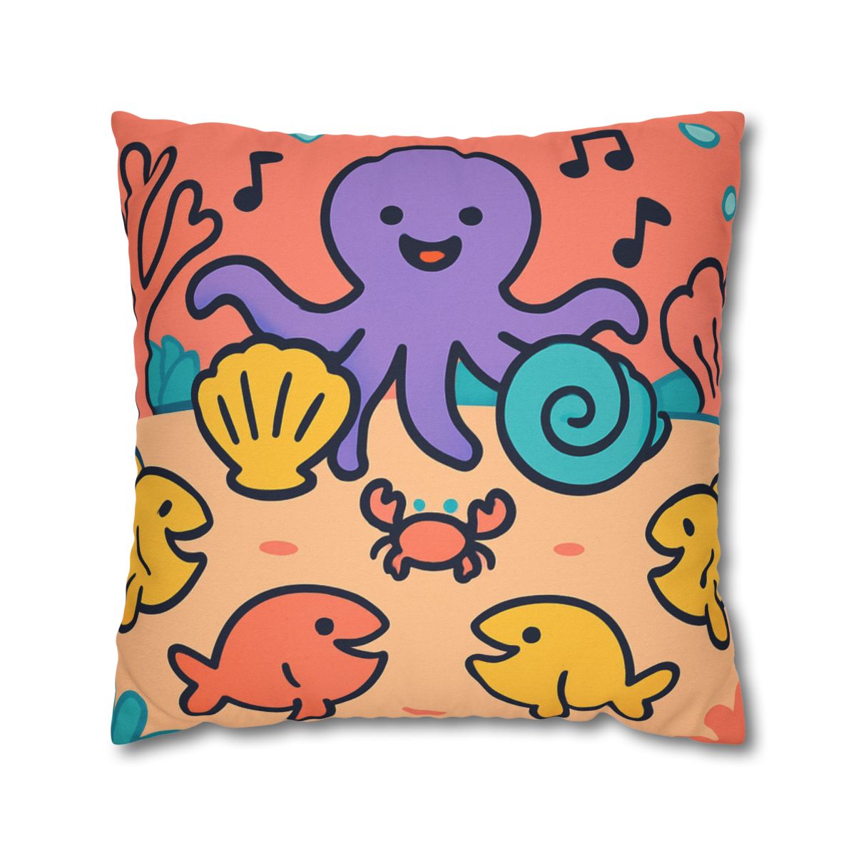 Coral Concert Undersea custom pillow cases