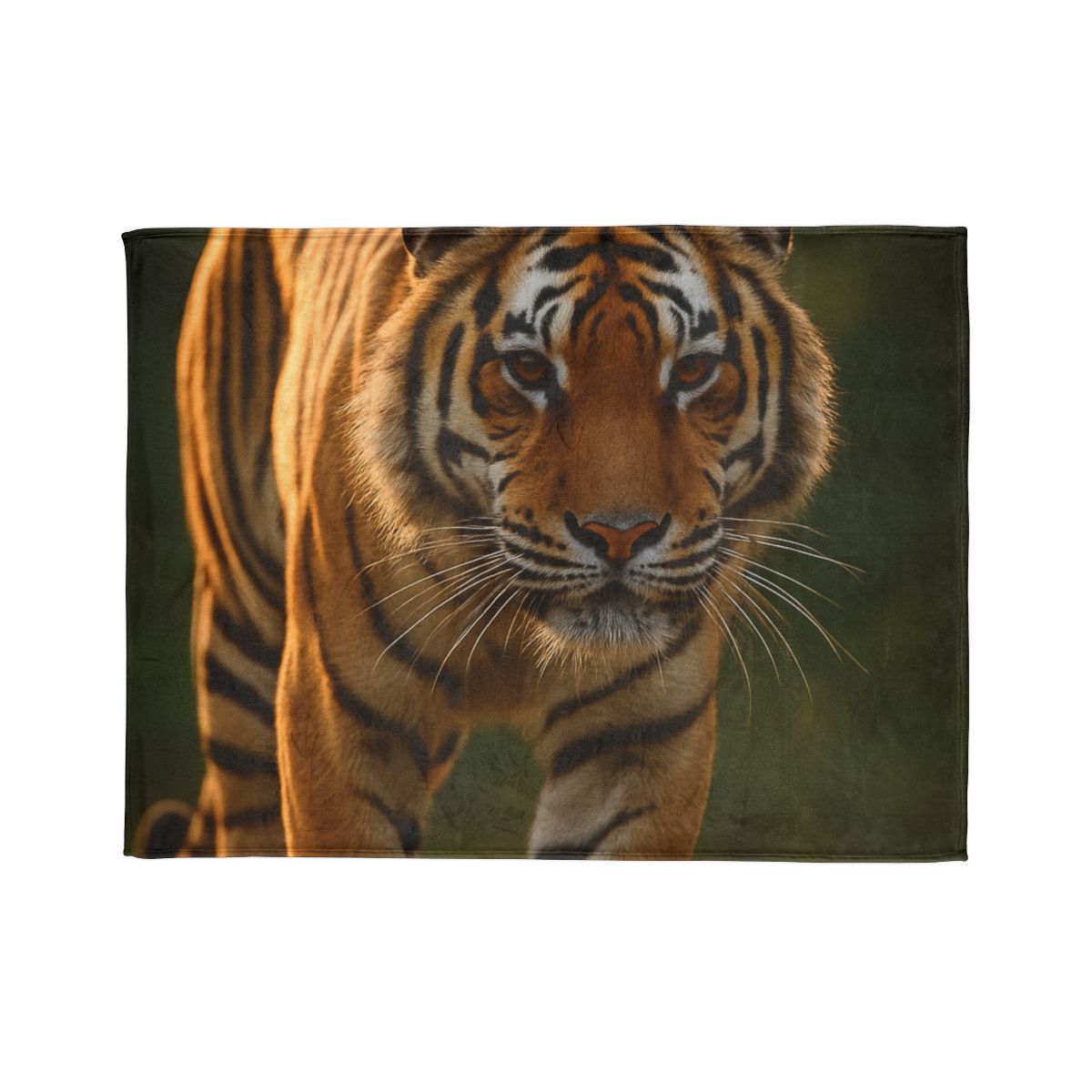 Forest Stalker Bengal Tiger soft fleece blankets