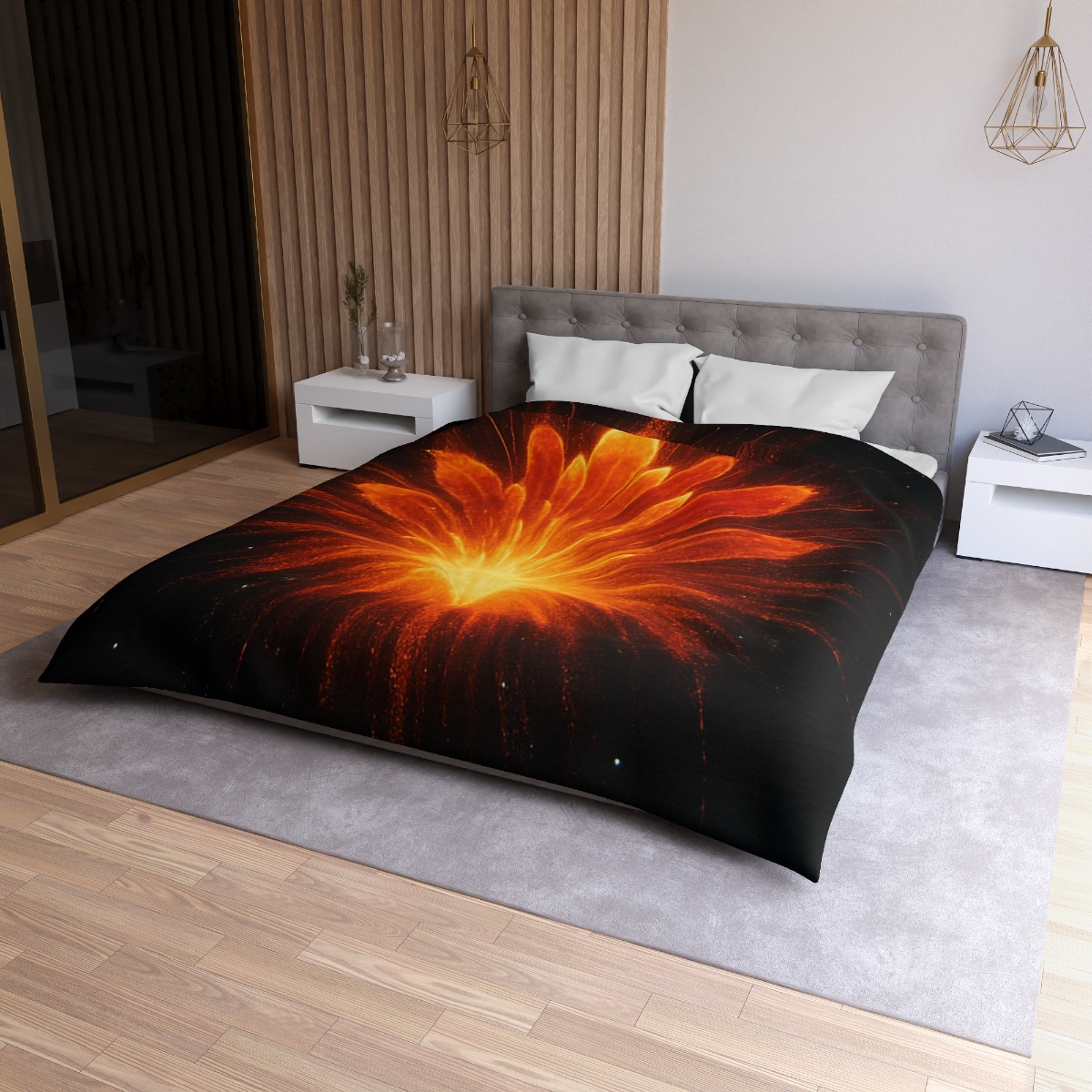 Starburst Petal Crown stylish duvet covers