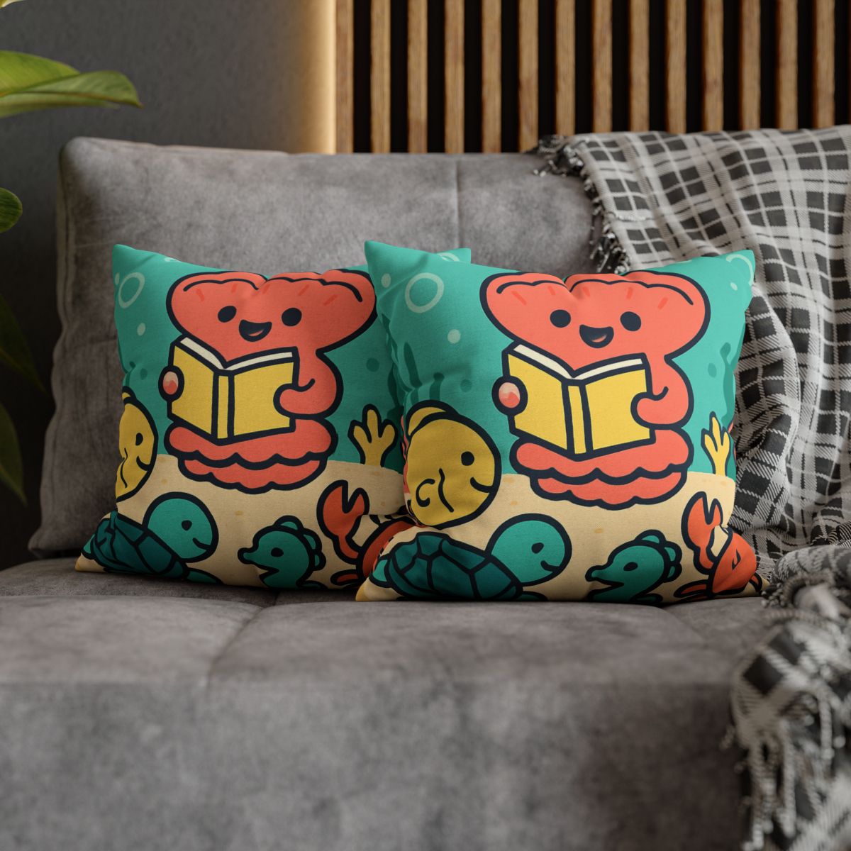 Bubble Reef Class personalized pillow covers