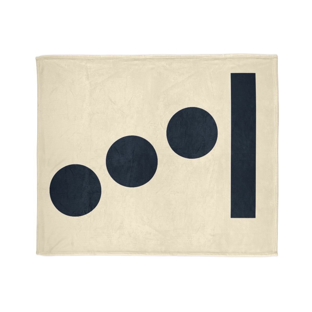 Stepped Circle And Bar Interval personalized cozy blankets