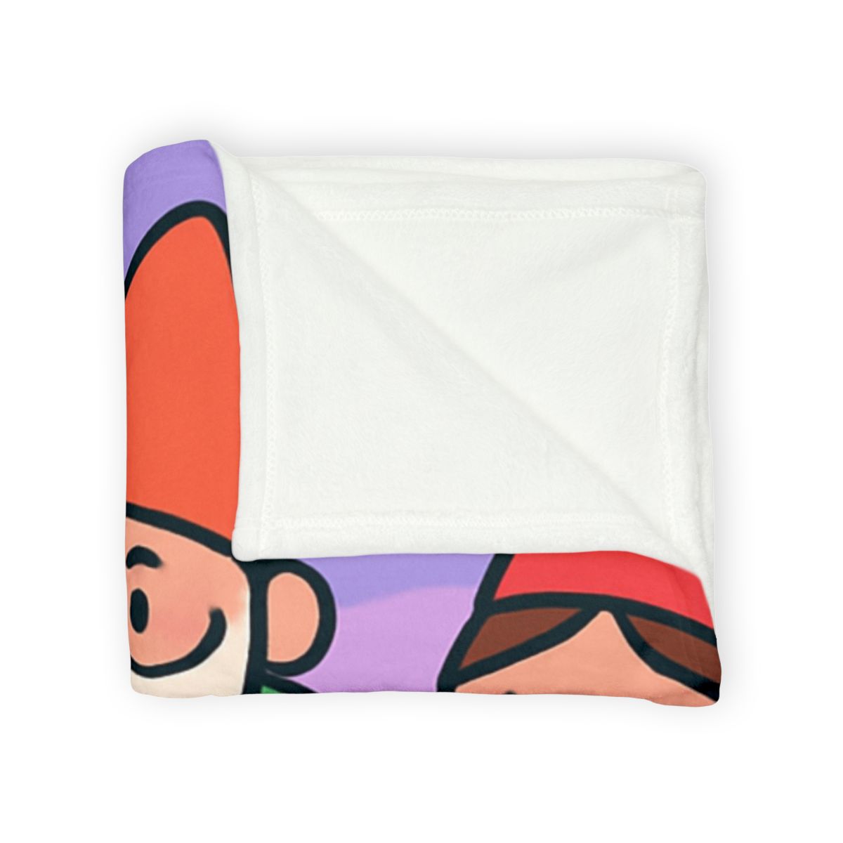 Galactic Garden Gnomes designer printed blankets