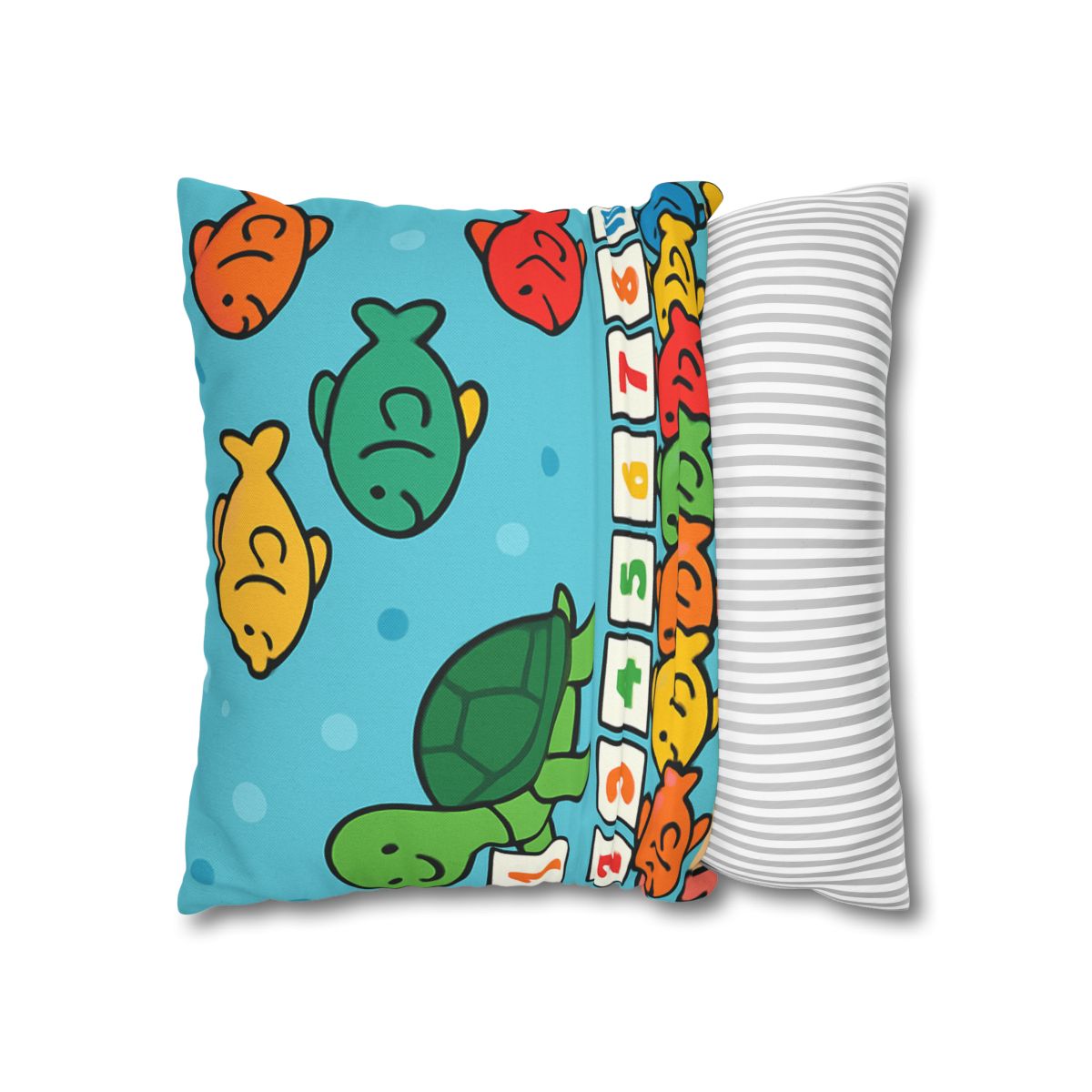 Coral Reef Number Parade personalized pillow covers