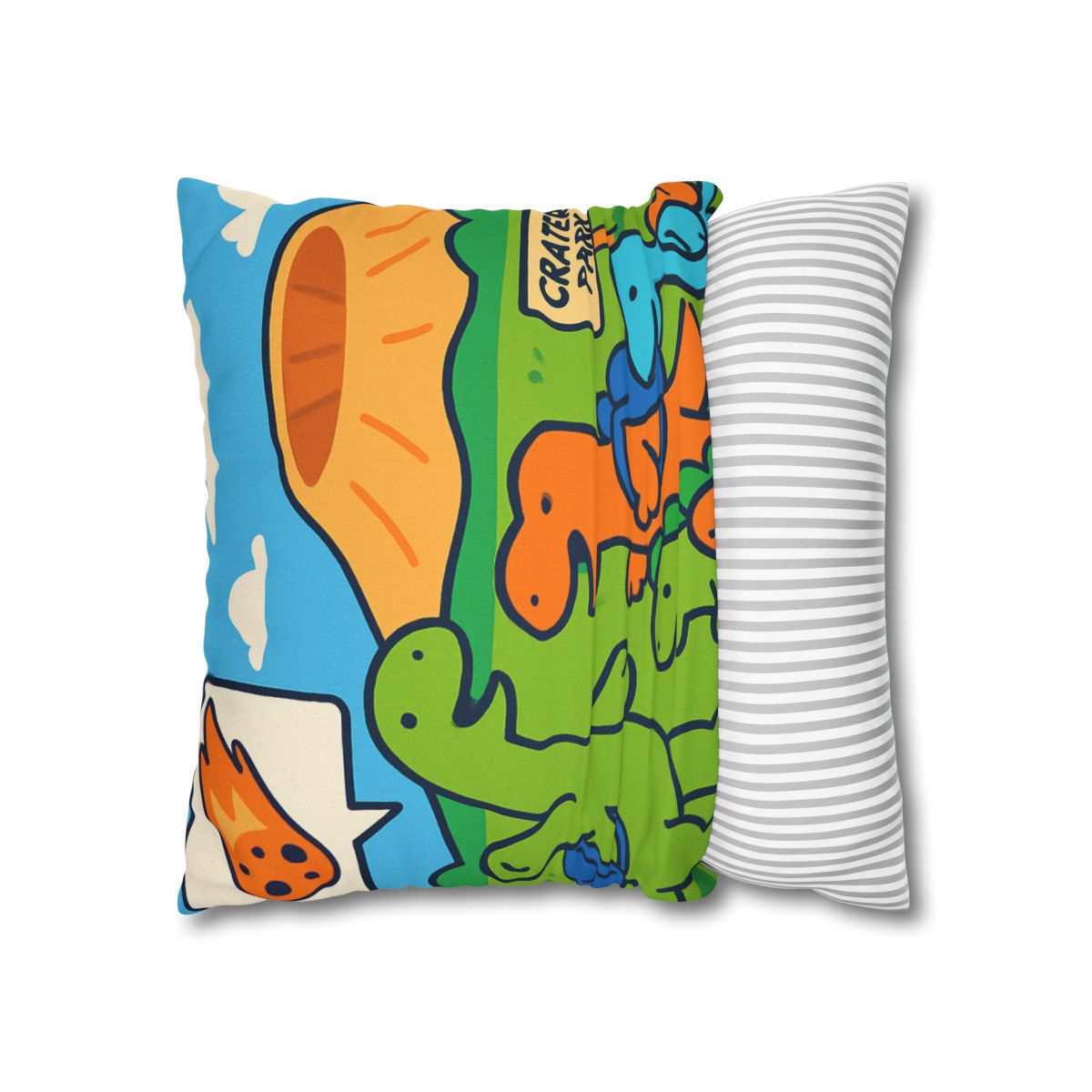 Cosmic Dino Field Trip comfortable bedding pillow covers