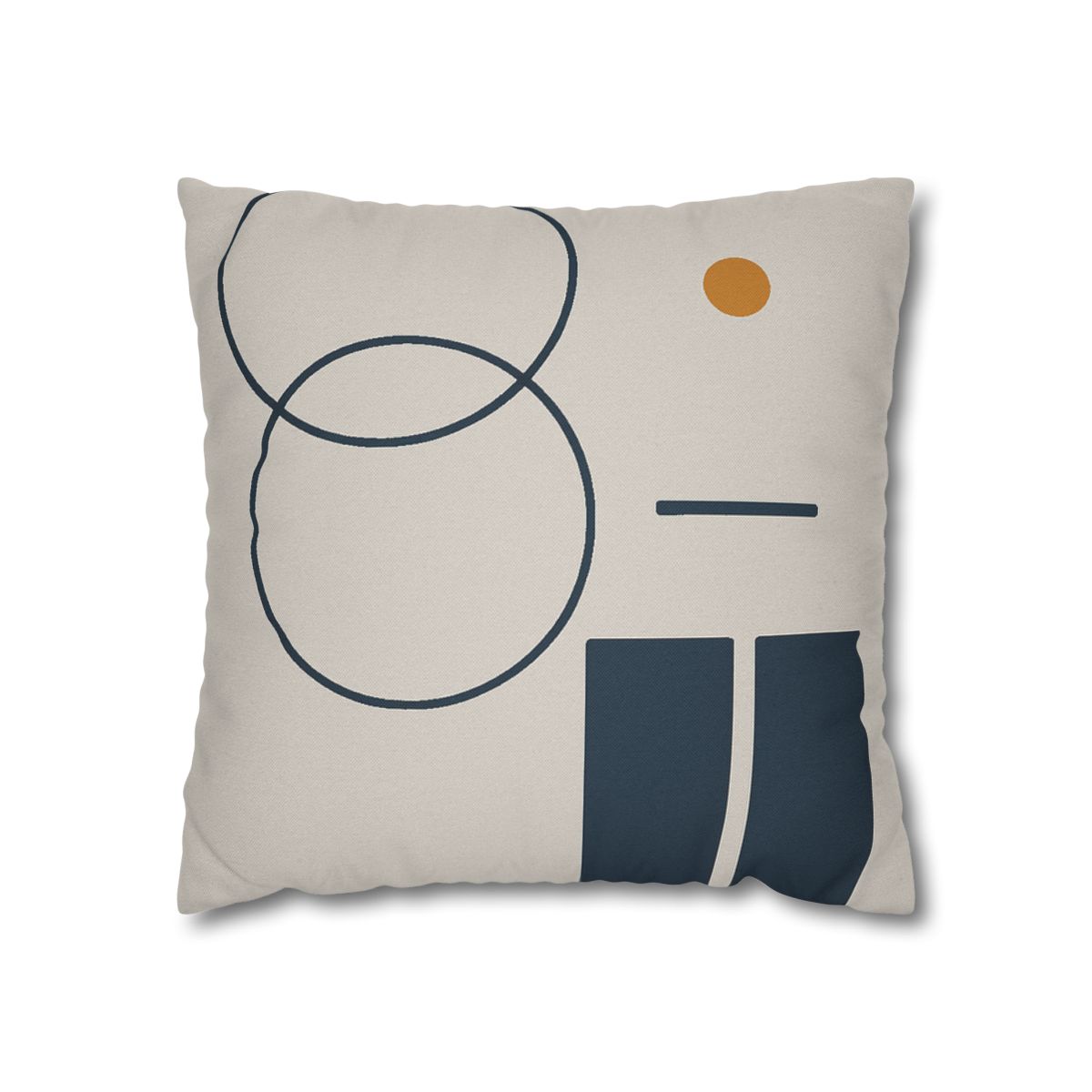 Staggered Rings Over Split Rectangle trendy patterned pillow cases