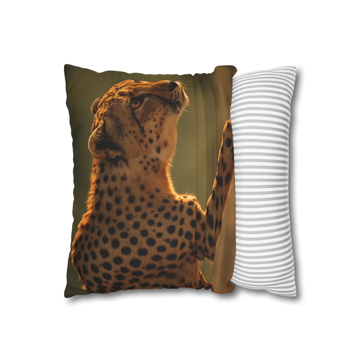 Cheetah Silent Sprint personalized pillow covers