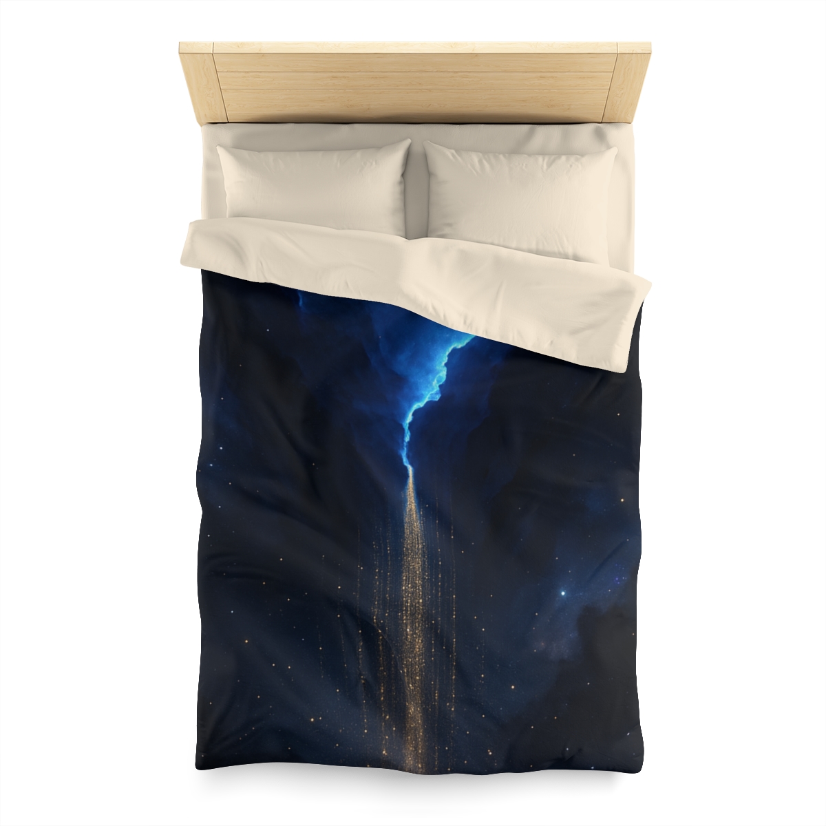 Luminous Rift Starfall custom duvets