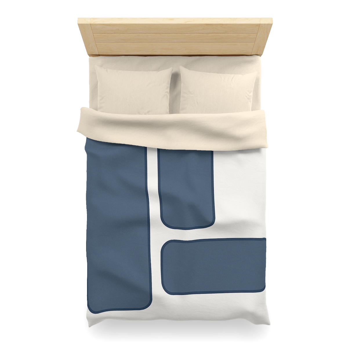 Balanced Triad Of Rounded Rectangles custom duvets