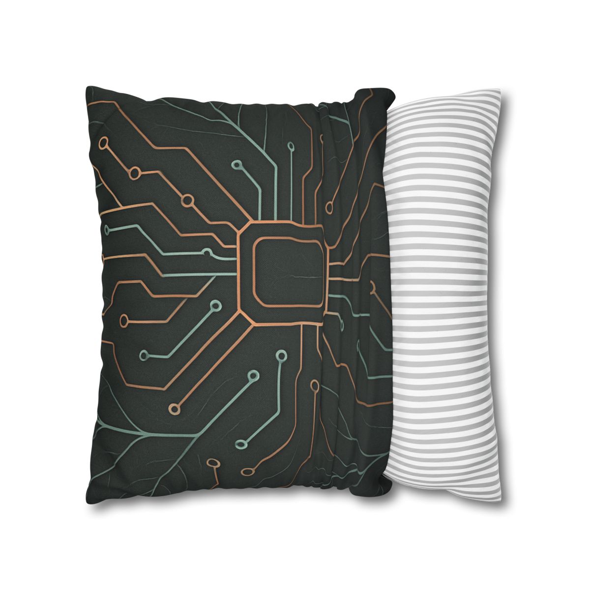 Leaf Vein Circuitry custom pillow cases