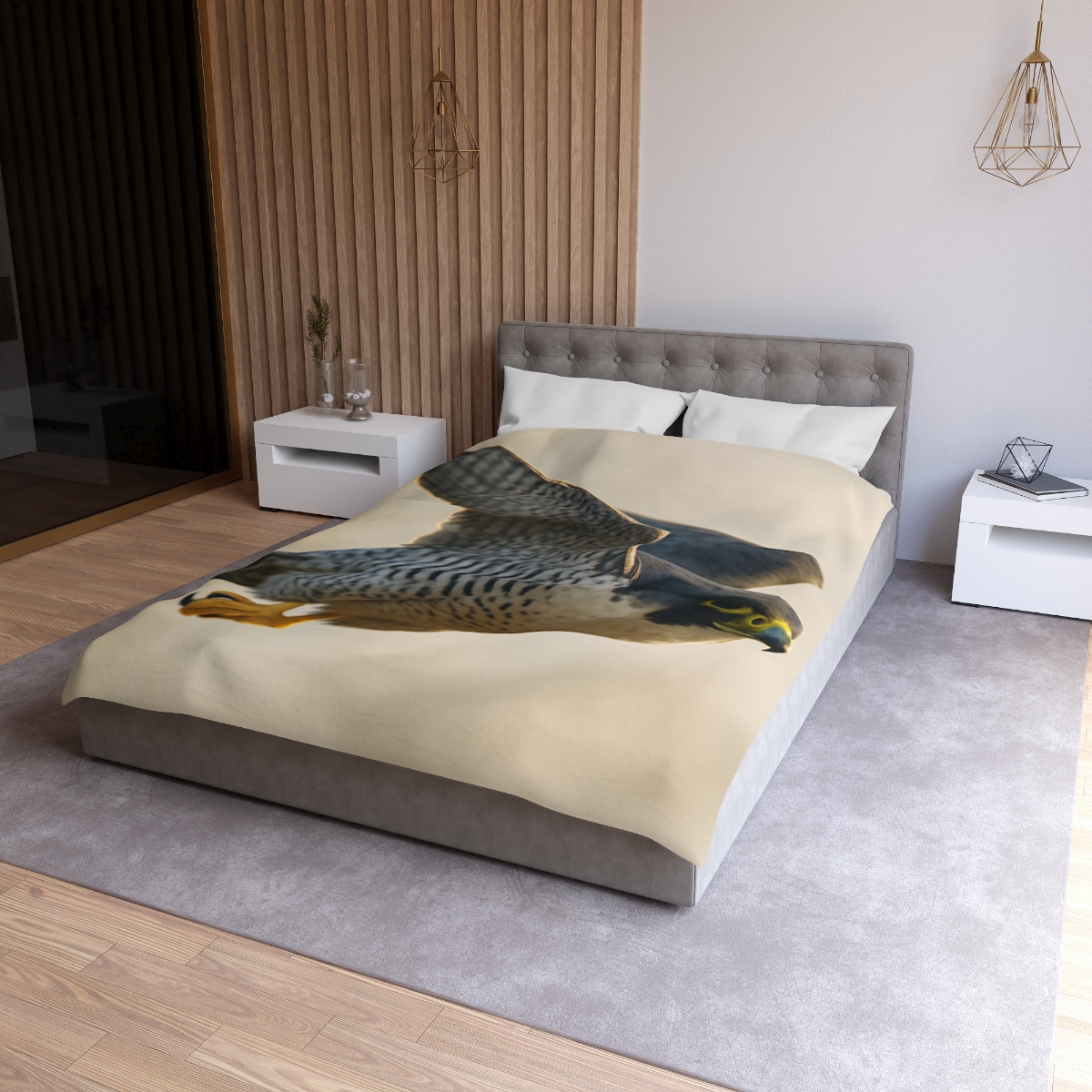 Sky Bolt Peregrine Falcon warm winter duvets