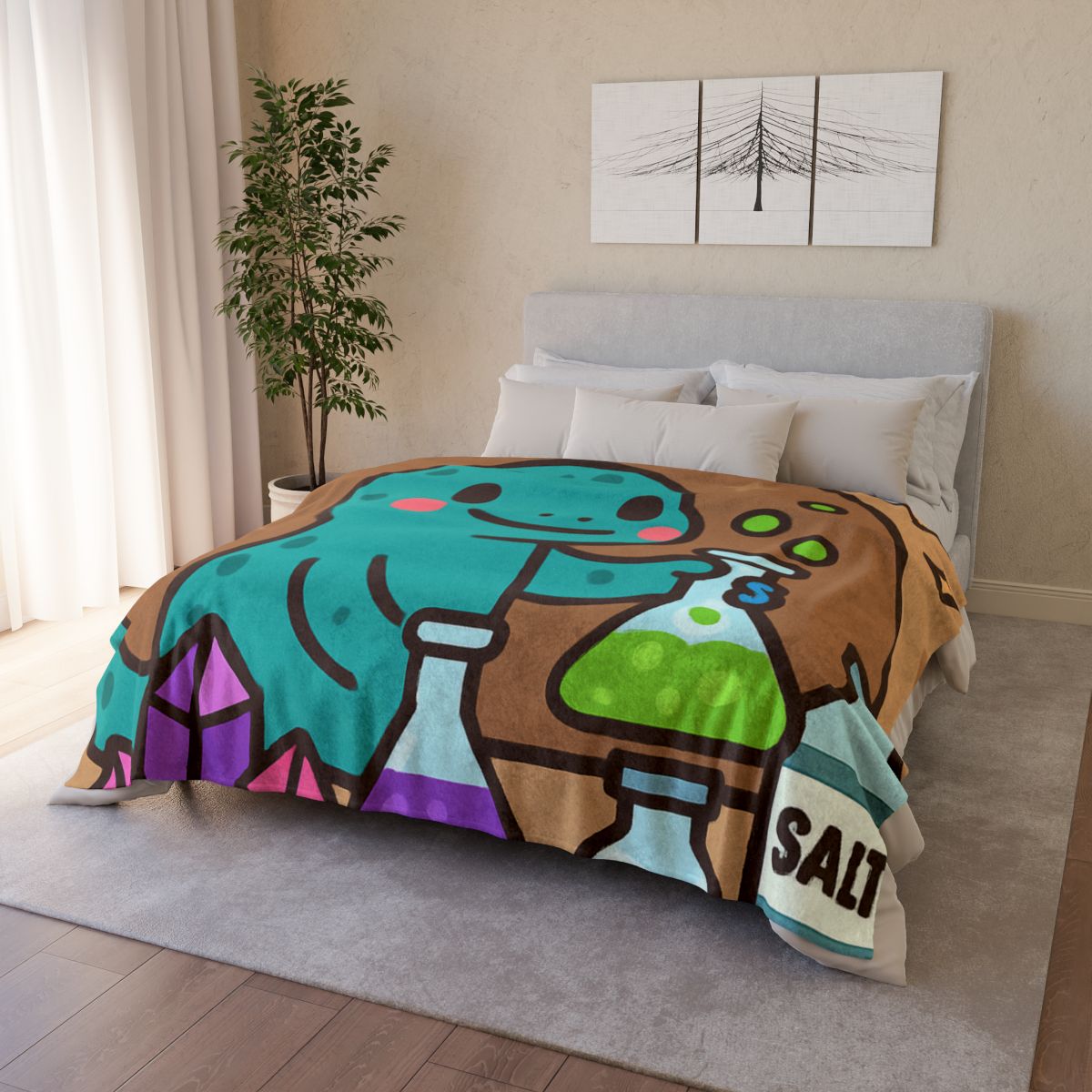 Crystal Cave Salamander Science Lab warm winter blankets