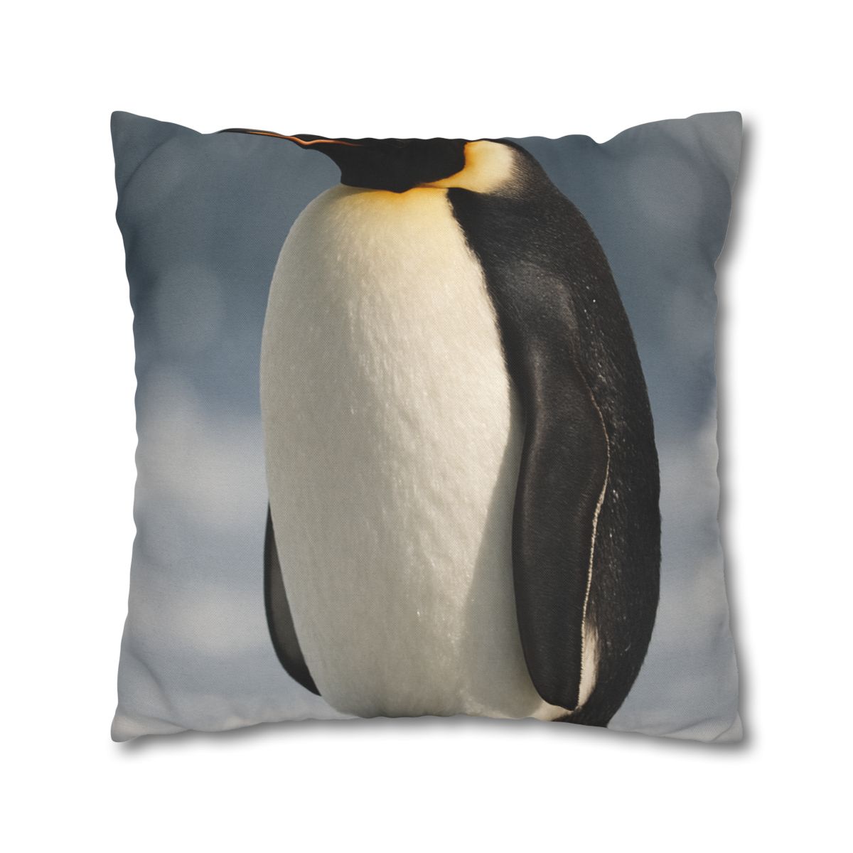 Aurora Drift Emperor Penguin stylish decorative pillowcases