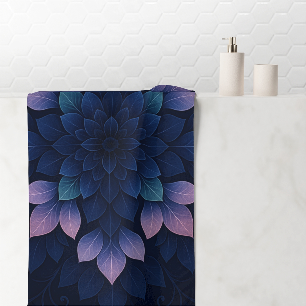 Petal Nebula Rosette Lattice stylish beach towels