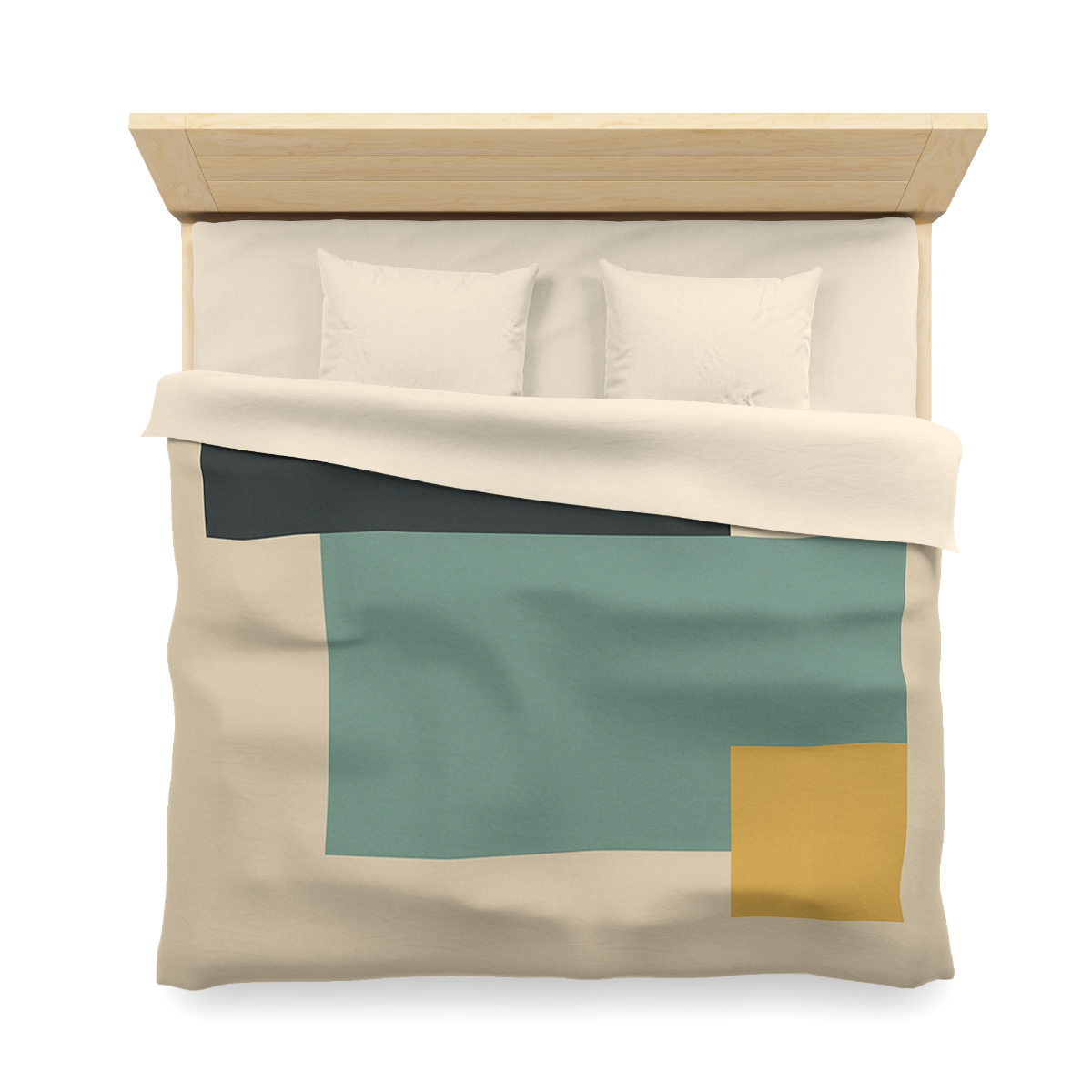 Offset Trio Of Blocks custom duvets