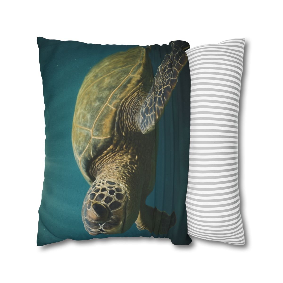 Glasswater Drift Green Sea Turtle unique gift pillow cases