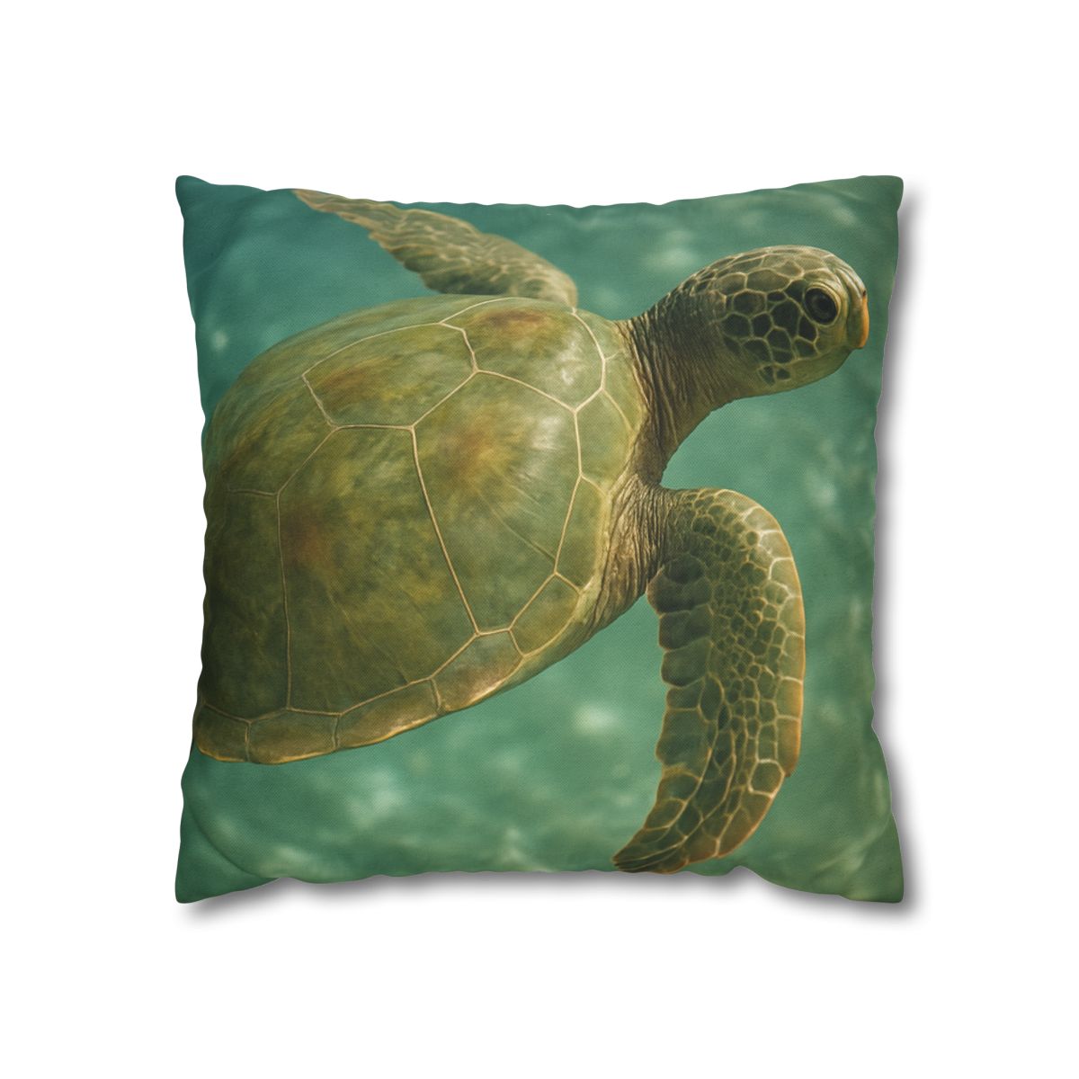 Sea Lantern Green Sea Turtle soft cotton pillow cases