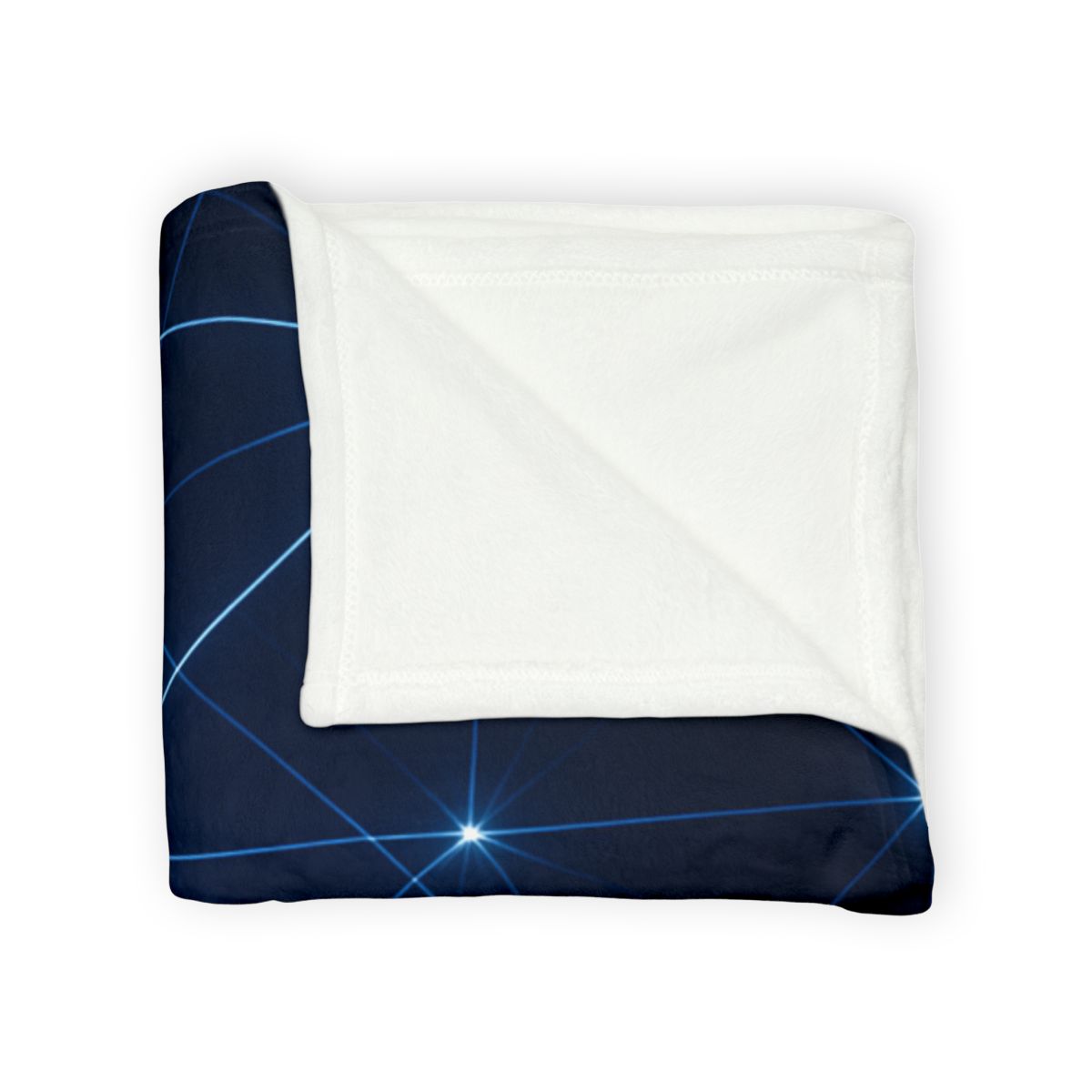 Quantum Star Lattice soft fleece blankets
