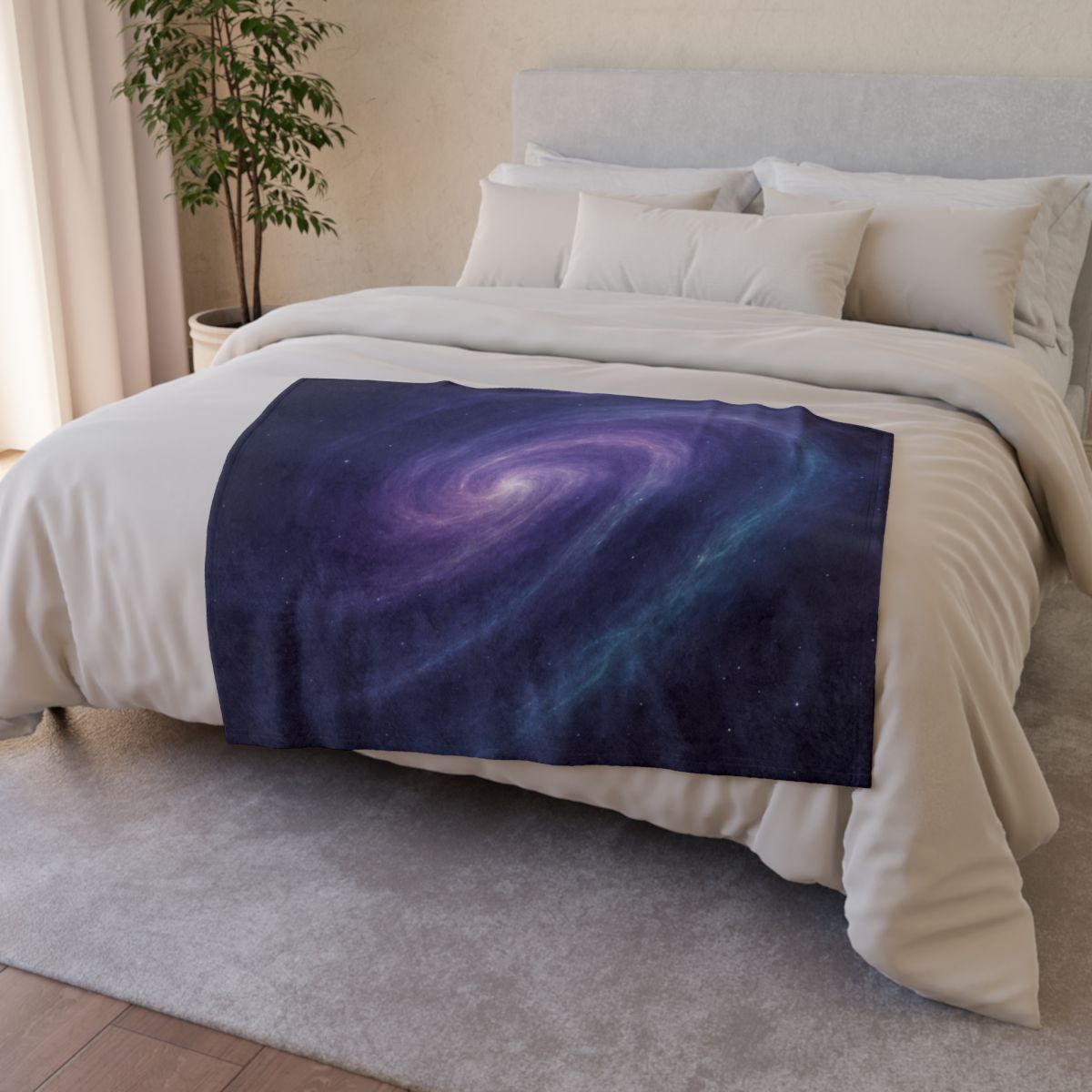 Nebula Spiral Reverie decorative home blankets