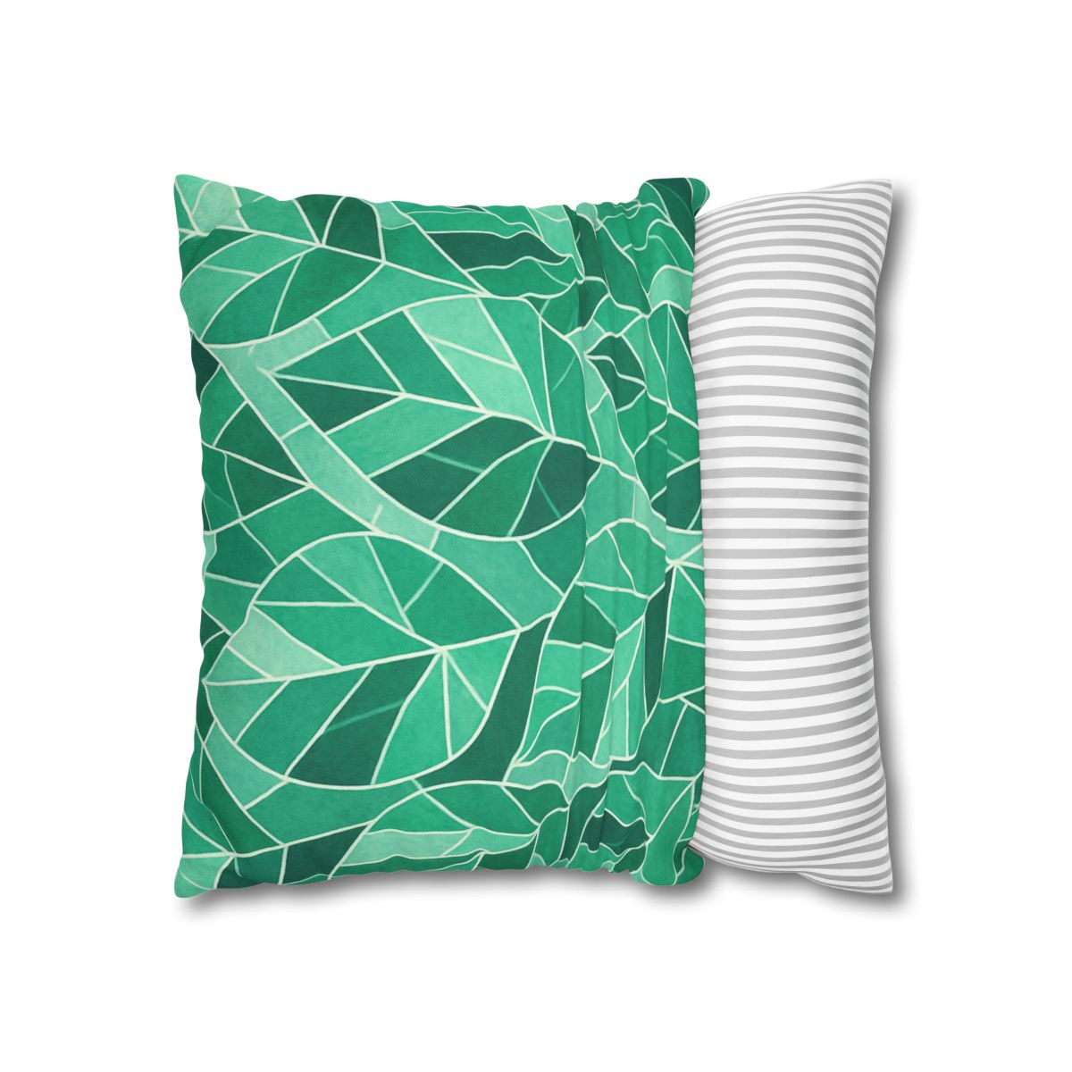 Crystal Leaf Mosaic personalized pillow covers