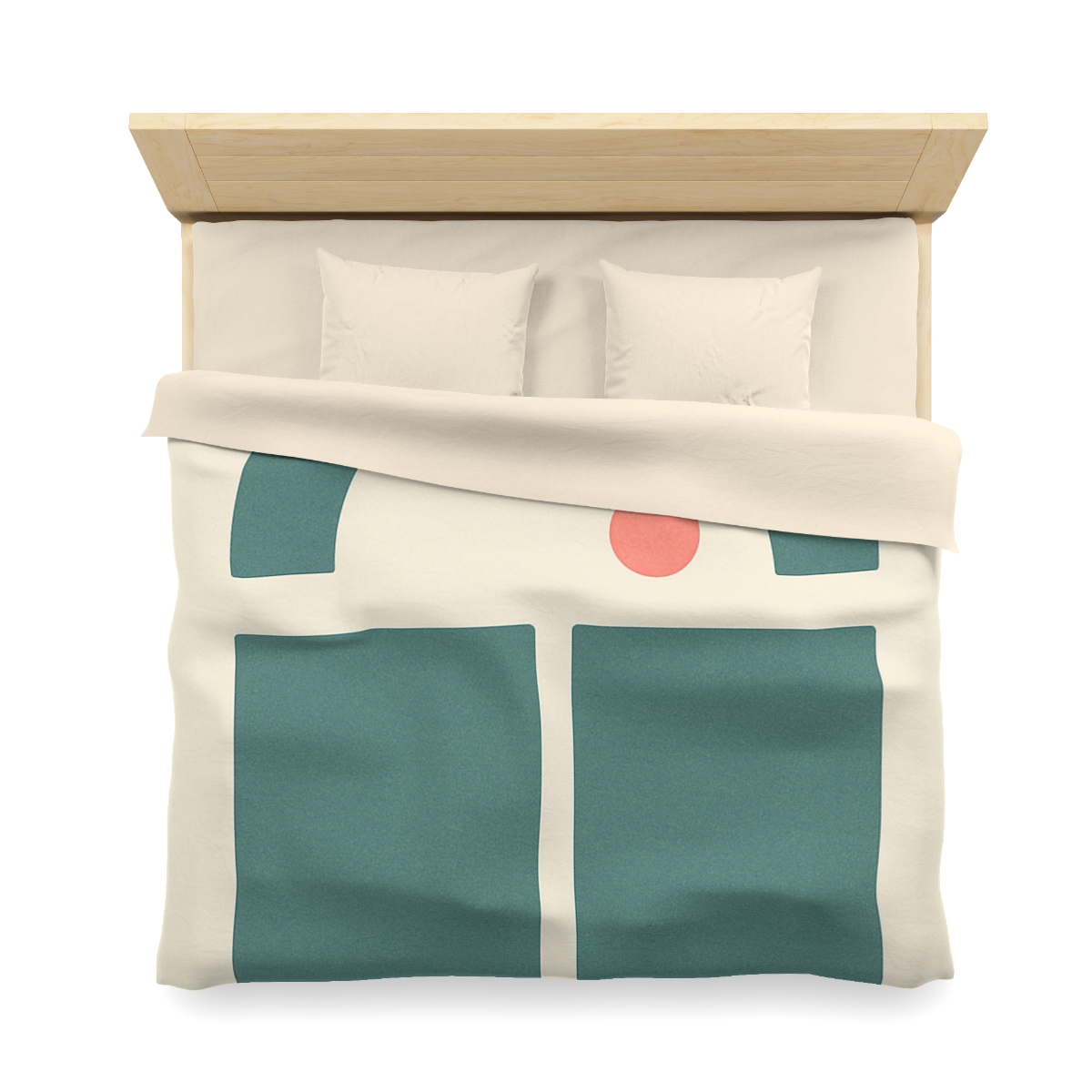 Arc Window Over Twin Blocks soft comforter duvets