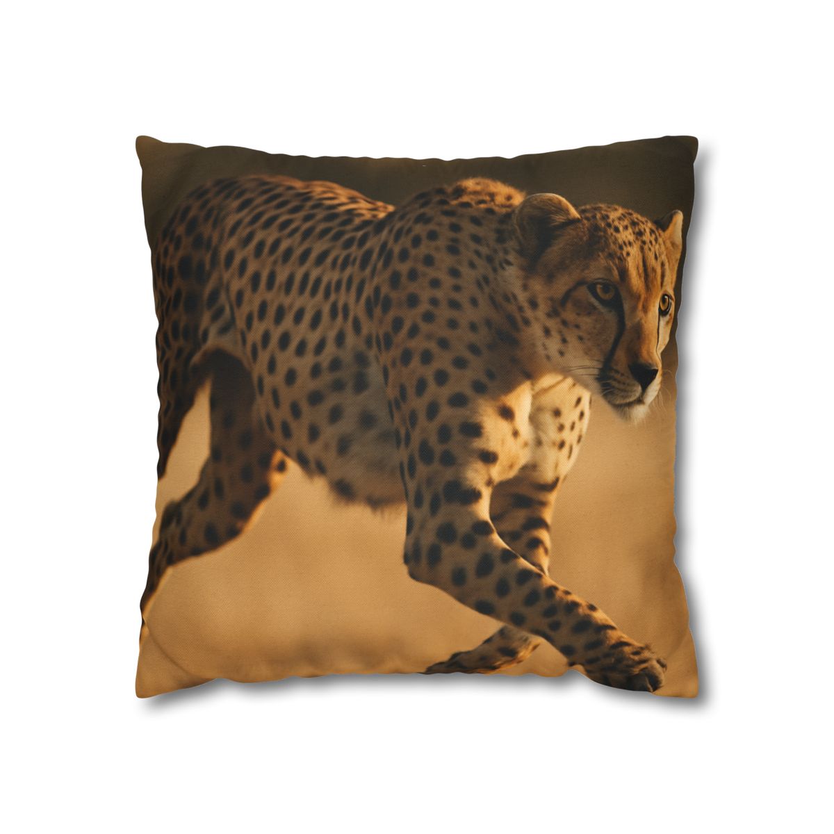 Speed Whisper Cheetah soft cotton pillow cases