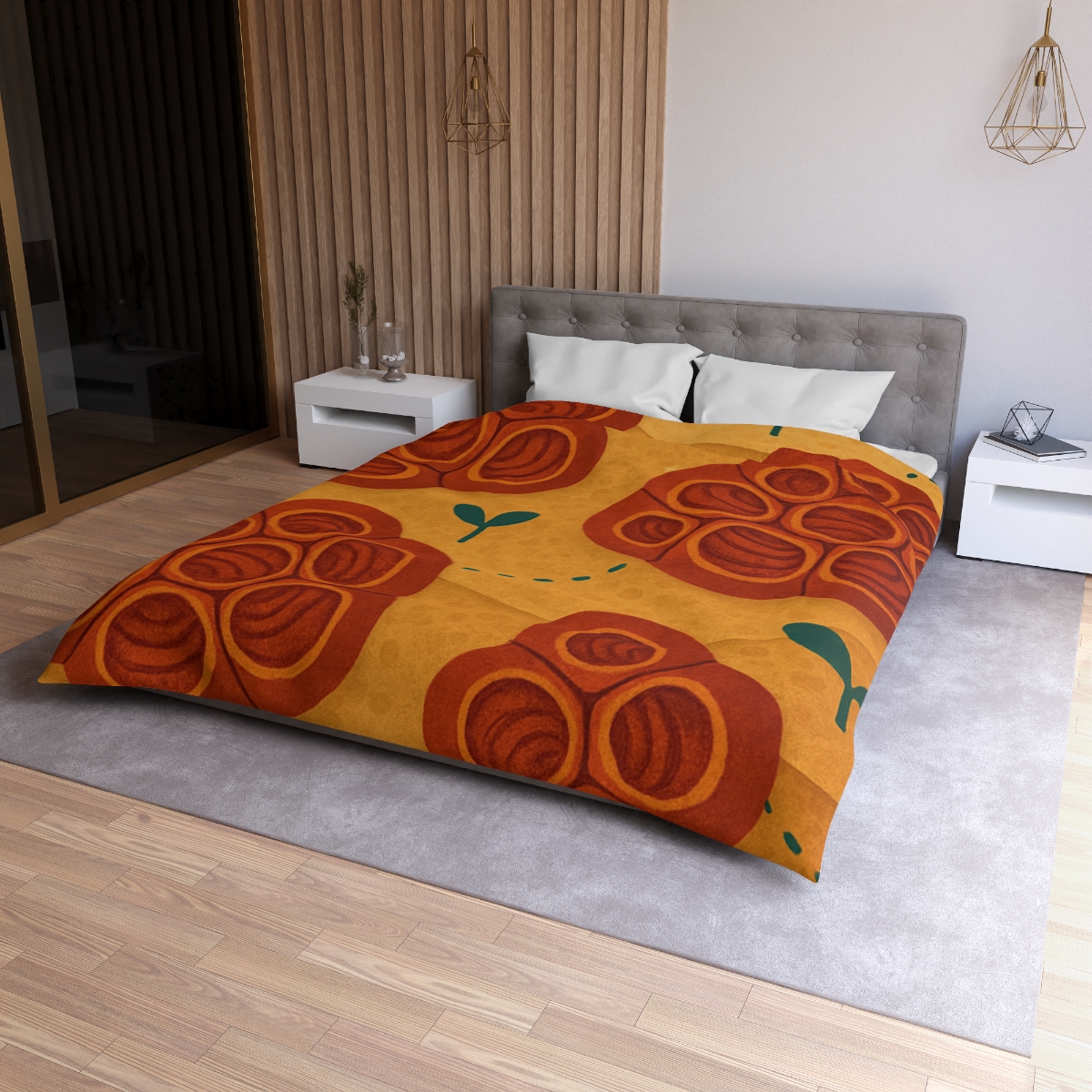 Seed Pod Mosaic soft comforter duvets