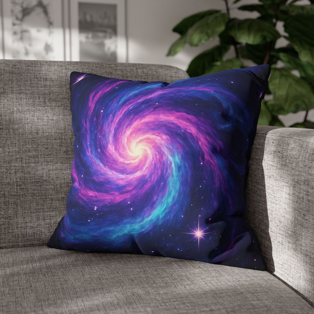 Nebula Spiral Haze stylish decorative pillowcases