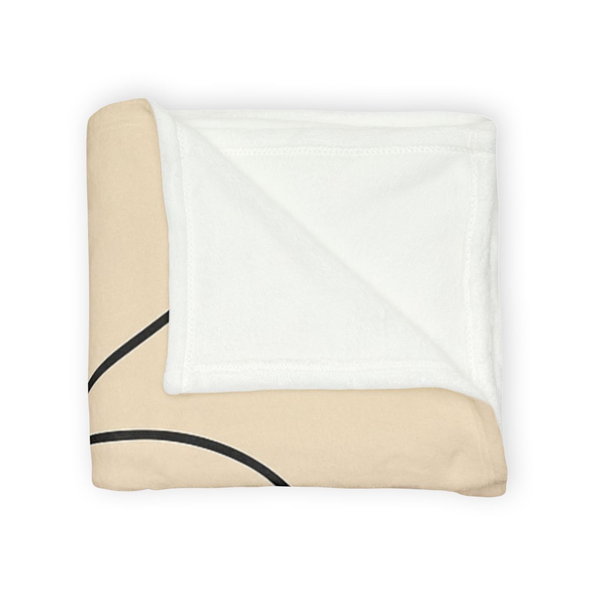 Triad Discs With Shared Tangent Line decorative home blankets