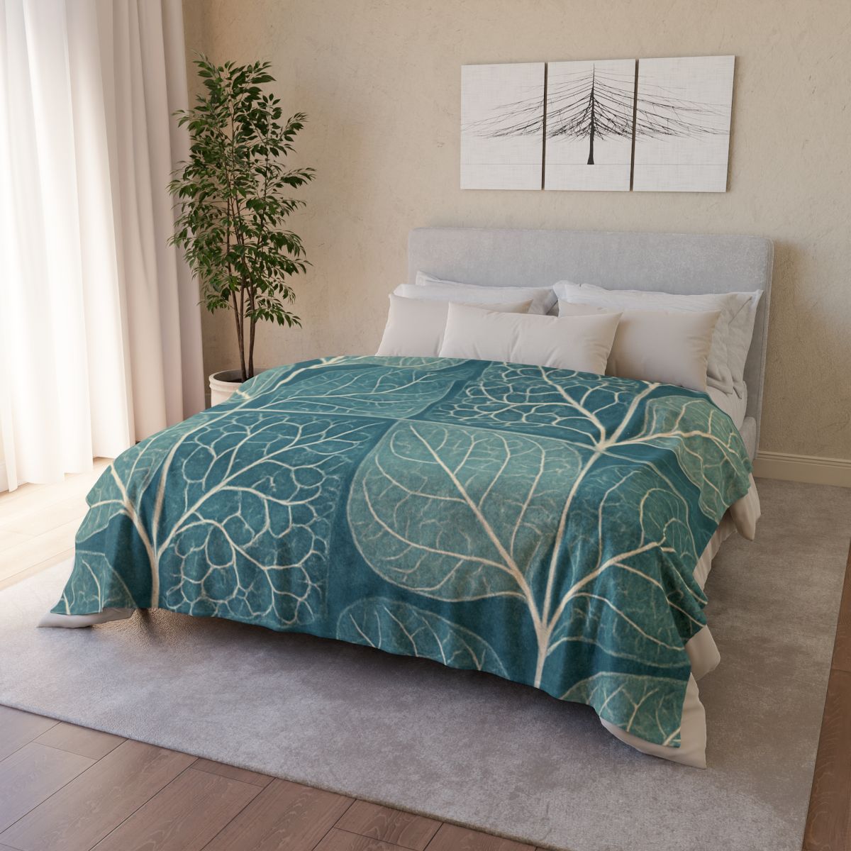 Vein Lace Mosaic custom blankets