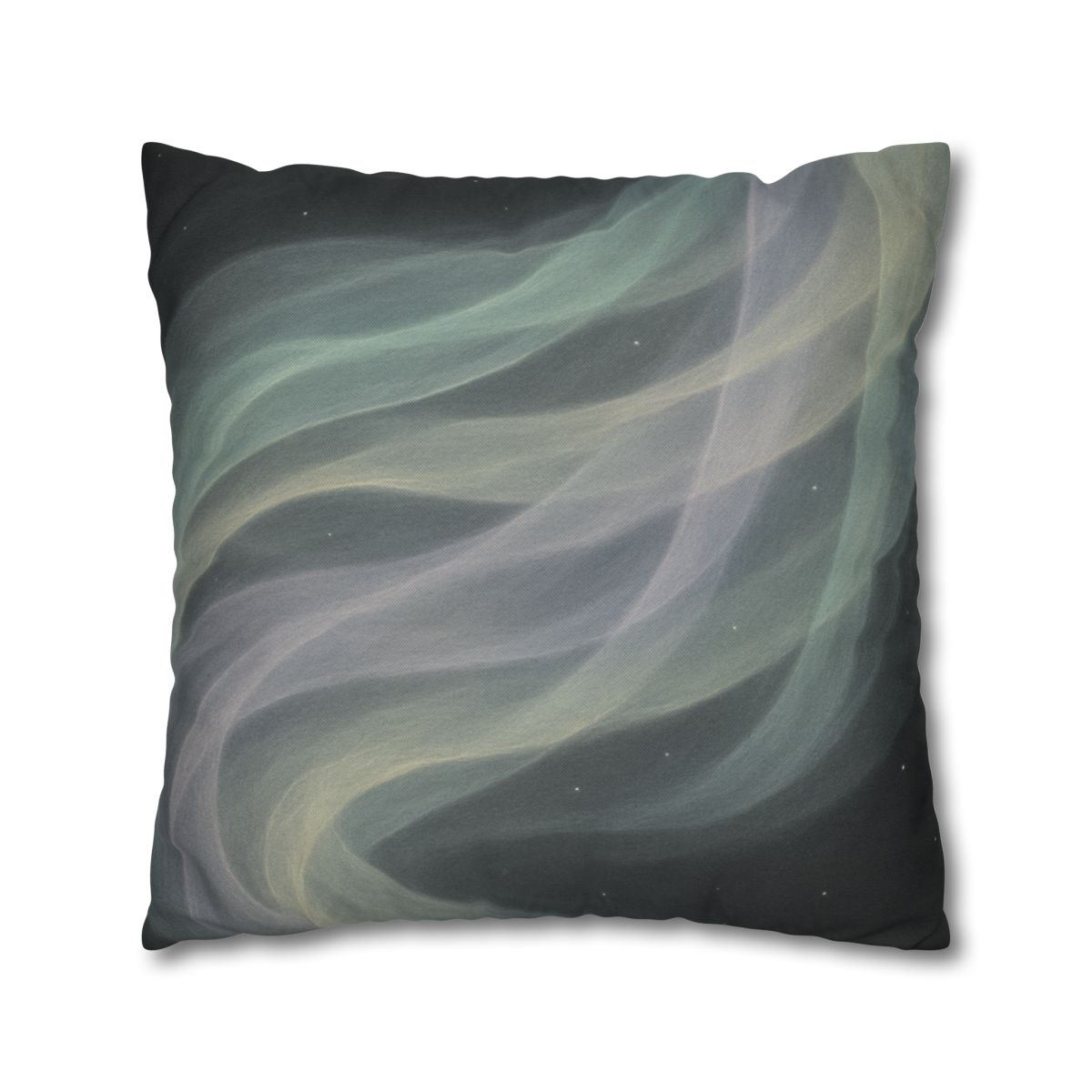 Auroral Cosmic Silk Currents designer print pillow cases