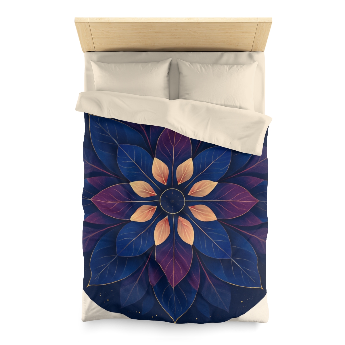 Petal Prism Mandala designer printed duvets