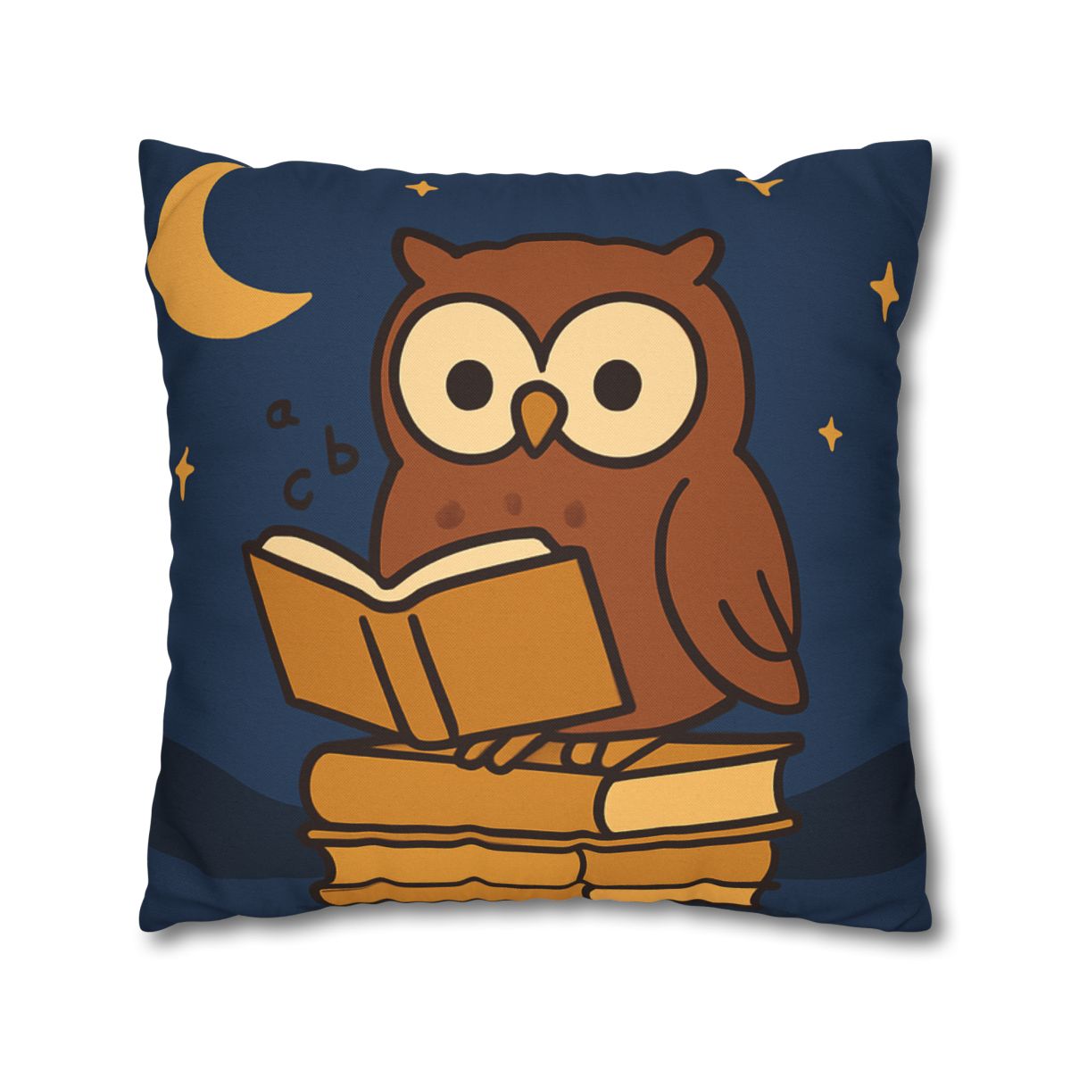 Moonlight Owl Library soft cotton pillow cases
