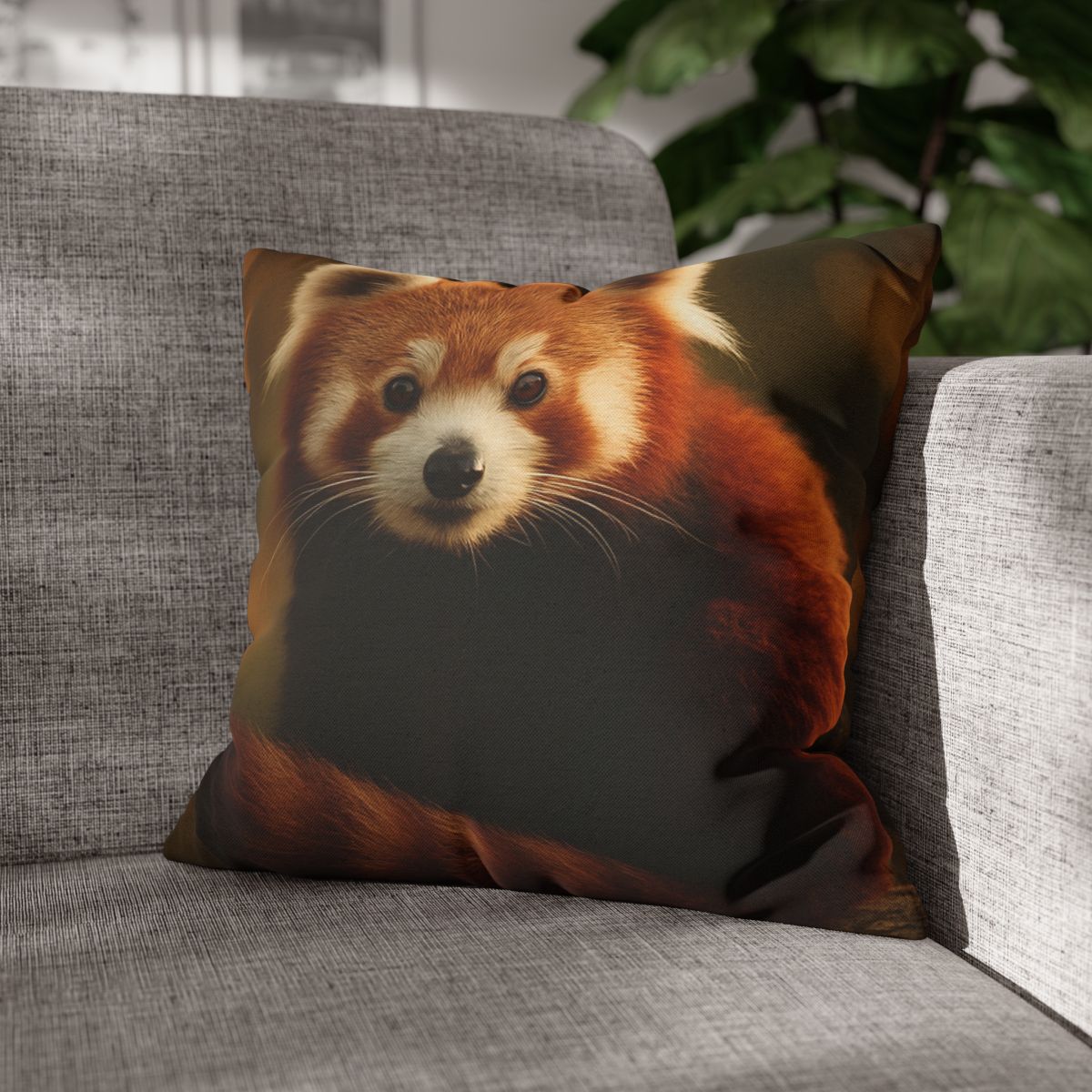 Crimson Whisper Red Panda unique gift pillow cases